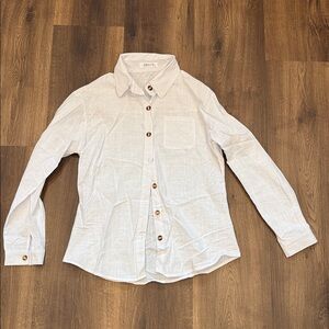 Zaayo Women's White Button-Down Shirt